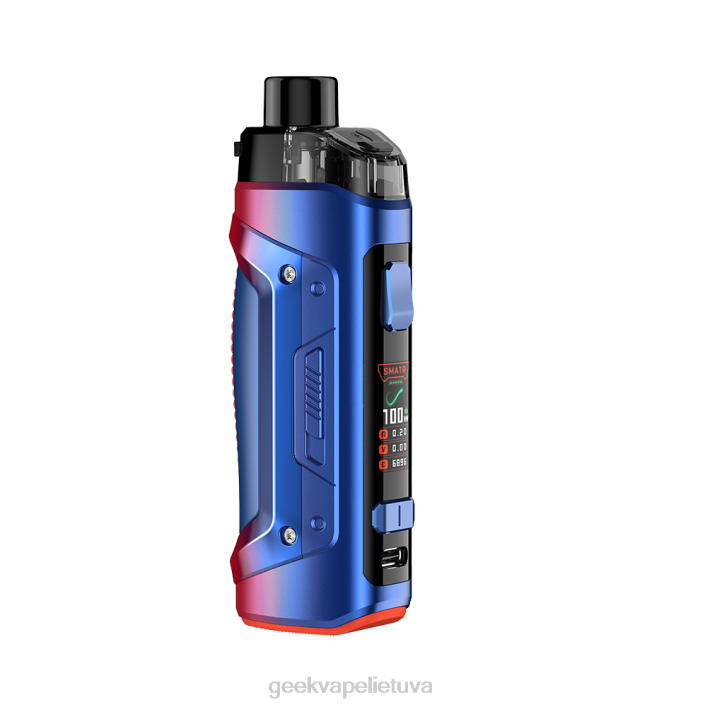 Geek Bar Lietuva - GeekVape b100 (aegis boost pro 2) komplektas 100w mėlyna raudona 2Z4D90