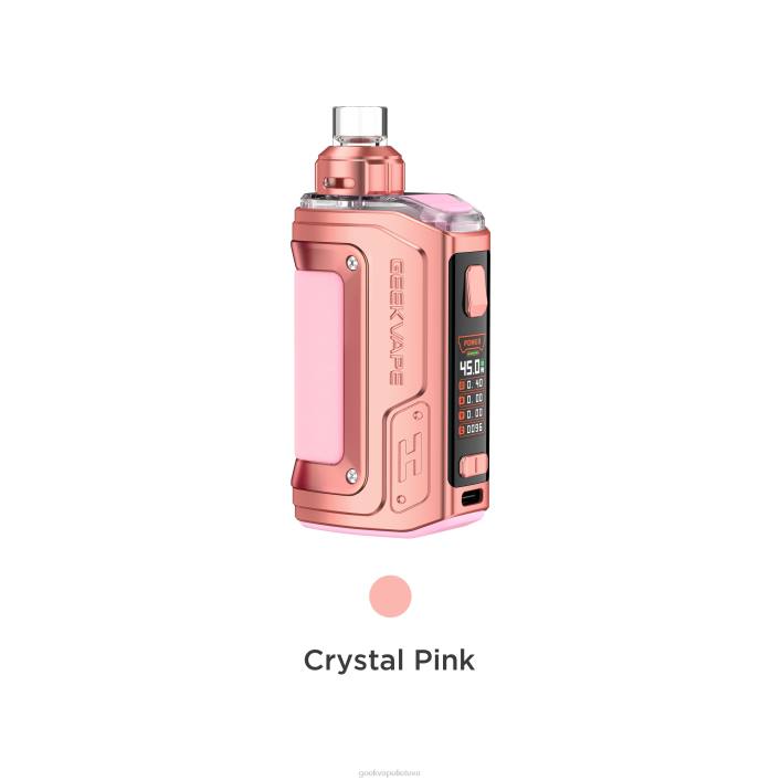 Geek Bar Lietuva - GeekVape h45 (aegis hero 2) pod mod kit Crystal leidimas krištolo rožinė 2Z4D140