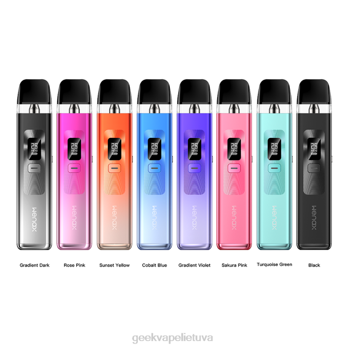 Geek Bar Skoniai - GeekVape Wenax q pod sistemos rinkinys 1000mah saulėlydžio geltona 2Z4D159